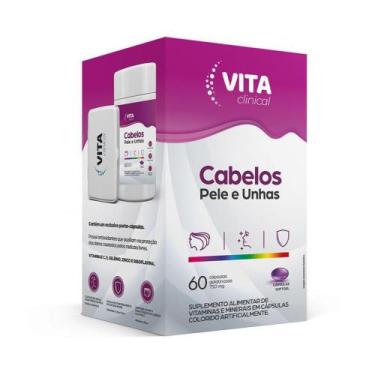 Imagem de Vitaclinical cabelo pele e unhas com 60 capsulas - MARCA EXCLUSIVA