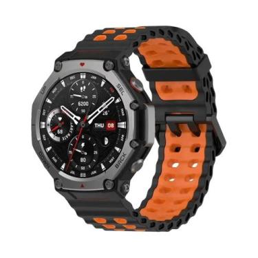 Imagem de Pulseira De Silicone Colorida E Respirável Para Huami Amazfit T-Rex 3 
