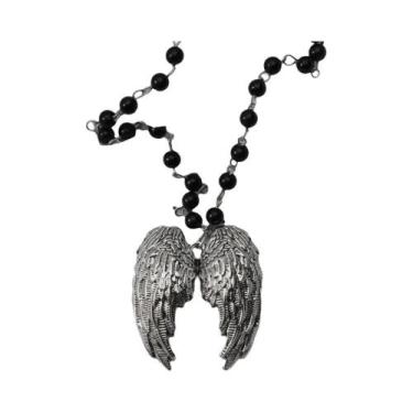 Imagem de Conjunto De Colar Com Pingente De Cruz De Morcego Gótico Escuro Y2K, C
