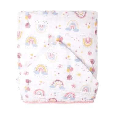 Imagem de Toalha Soft Com Capuz Bublim Baby 100% Algodão 70Cm X 90Cm Estampas