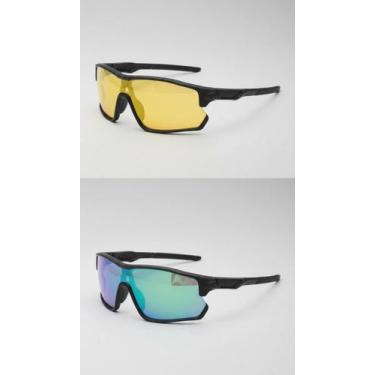 Imagem de Kit Óculos Ciclismo Esportivo 2 Pares Lentes UV400 - Congratulations S