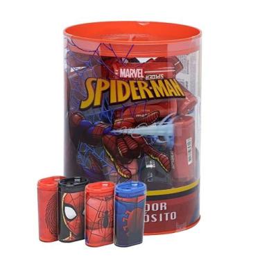 Imagem de Apontador Molin Spiderman com Deposito - Embalagem com 36 Unidades