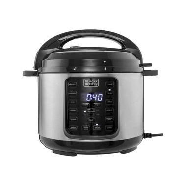 Imagem de Panela de Pressão Elétrica Black+Decker PP900G Gourmand Gris 5L 900W Inox Inox / 110
