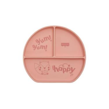 Imagem de Prato Silicone Com Divisórias Ventosa Infantil Fun Time Fisher Price