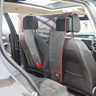 Imagem de KONG Barreira de carro para cães – Divisor de assento de carro de rede de proteção para animais de estimação com tiras ajustáveis