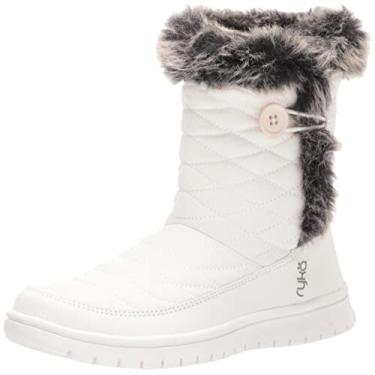 Imagem de Ryka Botinha Feminina Impermeável Shiver Ankle Boot, Branca de Neve, 8 Wide