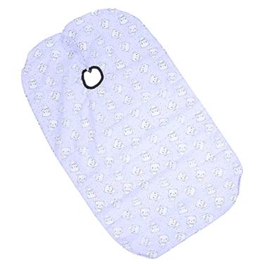 Imagem de Capa de barbeiro, estampa de desenho animado de poliéster macio, capa lavável reutilizável, para tingimento de cabelo, permanente para salão de cabeleireiro para crianças e crianças