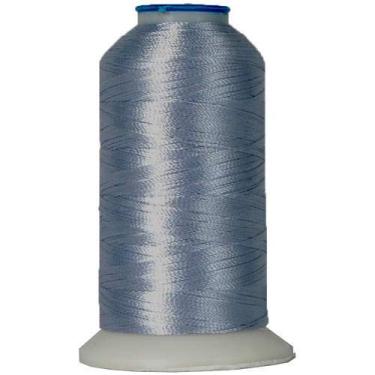 Imagem de Threadart Linha de bordado de máquina de poliéster da The Spool - 1000 m - 40 wt - Centenas de opções de cores - Christy Blue - No. 277