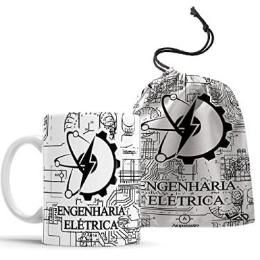 Imagem de Caneca Engenharia Elétrica com nome + saquinho
