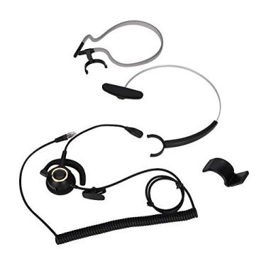 Imagem de Zopsc Fone de Ouvido de Trânsito com Cancelamento de Ruído, RJ9, Montado na Cabeça, Compatível com a Maioria dos Telefones de Call Center (Sem Adaptador)