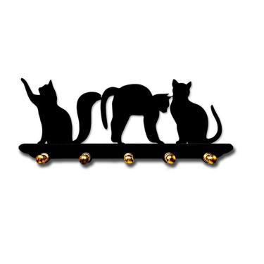 Imagem de Porta chaves 3 gatos