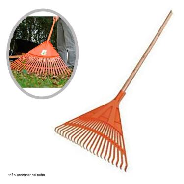 Imagem de Vassoura Para Grama Plástica Sem Cabo 22D Bestfer