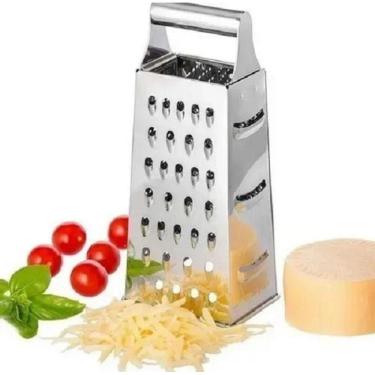 Imagem de Ralador 4 Faces Inox Premium Extra Forte P Queijos Legumes