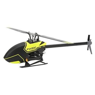 Imagem de Helicóptero RC, helicóptero sem escovas de 6 quilates, brinquedo de aeronave modelo com GPS inteligente de uma tecla para decolar aterrissagem fácil de voar Micro RC Direct Drive avião brinquedo para adultos crianças iniciantes 14 anos (amarelo)