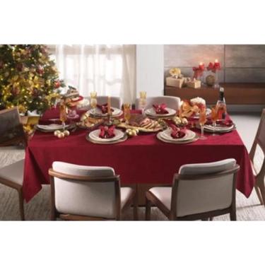 Toalha de Mesa Retangular Dohler Celebra Natal Xadrez 8 Lugares 1,60m X  2,40m em 2023