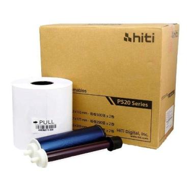 Imagem de Papel e Ribbon HiTi P520 10x15