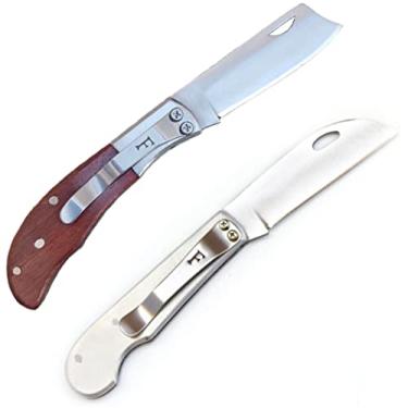 Imagem de Kit Canivetes Artesanal Ferreira Barretos 122 e 133, Madeira e Aço Inox, Ideal para Pescaria, Camping e Atividades Rurais