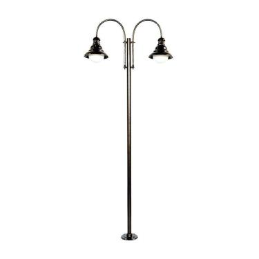 Imagem de Poste Colonial De Jardim Ipanema De Alumínio Fundido 265cm