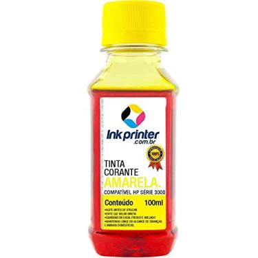 Imagem de Tinta Inkprinter Amarela para Recarga de Cartucho de Impressora Hp (100ml)