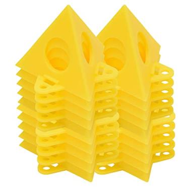 Imagem de Tingpai 20 peças empilháveis suportes de pintu cone de pintu porta armários de lona suporte pa persianas móveis artesanato moldu s