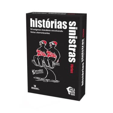 Imagem de Historias Sinistras Black Stories Férias  Jogo De Cartas Galapagos Blk