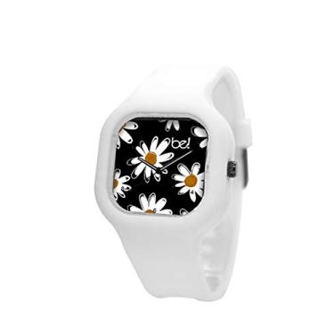 Imagem de Relogio Be Watch Margarida Pulseira Silicone Branca