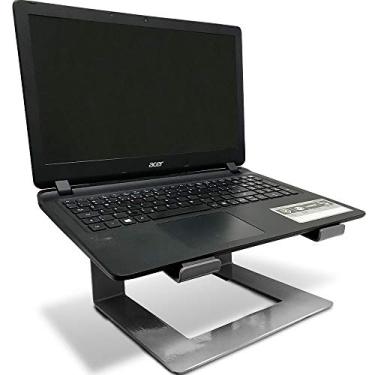 Imagem de Suporte para Notebook Laptop Macbook Stand Dj em Aço - Prata