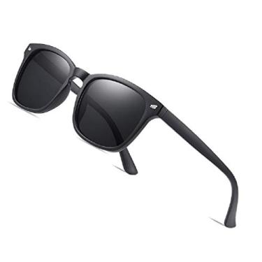 Imagem de Óculos Aofly AF8304 óculos de sol feminino quadrado, óculos de sol feminino polarizado e ultraleve, armação flexível, preto, para festas, masculino, uv400 tr90 (2)