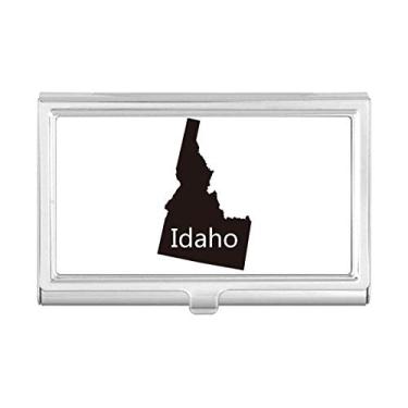 Imagem de Idaho — Porta-cartões de visita com mapa dos Estados Unidos da América