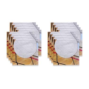Imagem de Guardanapos de almoço de papel de vôlei (pacote com 16, com bola e rede) Coleção de festa de vôlei da Havercamp