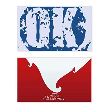 Imagem de OK Design redondo ilustração padrão feriado festividade, cartão de felicitações, mensagem de Natal