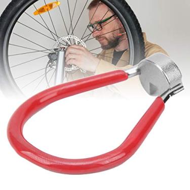 Imagem de Ferramenta de reparo de roda de bicicleta, chave de raio de bicicleta 2.0x1.4in para exterior(yellow)