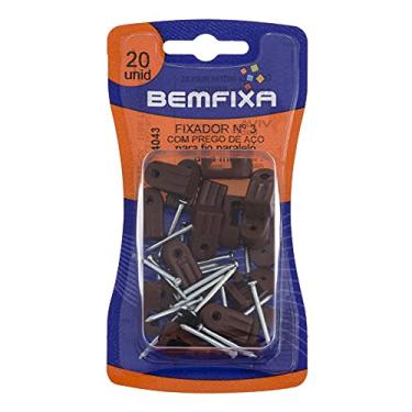 Imagem de Fixa Fio Paralelo N3 Marrom - Cartela C/20Unid.