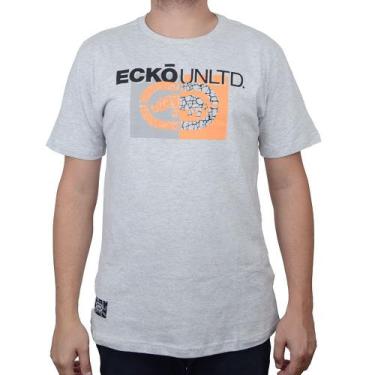 Imagem de Camiseta Masculina Ecko Unlimited Cinza Mescla - 1U608a