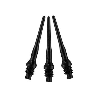 Imagem de Acessório para dardos Viper Dart: Tufflex II 2BA Thread Soft Tip Pontos de dardo, preto, pacote com 500
