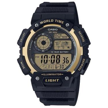 Imagem de Relógio Casio Masculino Illuminator World Time Ae-1400Wh-9Avdf