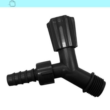 Imagem de Torneira Para Tanque e Jardim De 1/2 Com Bico 3/4 COR:PRETA