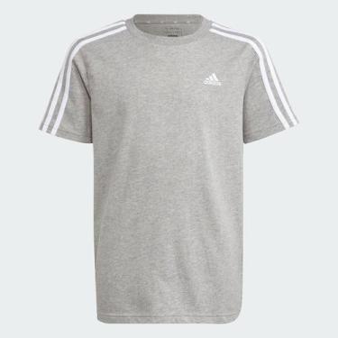 Imagem de Camiseta Algodão Essentials 3-Stripes - Adidas