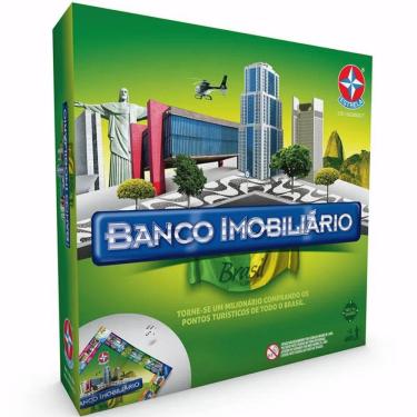 Imagem de Jogo de Tabuleiro Banco Imobiliário Tema Brasil Estrela