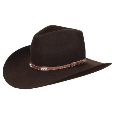 Imagem de Chapéu Country de Feltro Chocolate Cury 33481