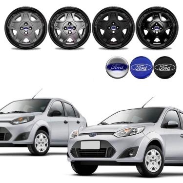 Imagem de Jogo calota Ford Fiesta Sedan Hatch 2010 11 12 13 14 Aro 14