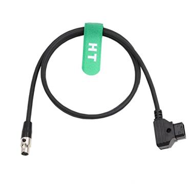 Imagem de HangTon Cabo de alimentação D-tap Mini XLR 4 pinos para visor Alphatron EVF TVLogic VFM 055 056 058 F-10A F-7H LVM 074 SRM monitor de campo (1m)