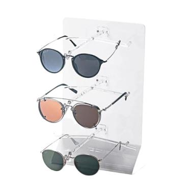 Imagem de Expositor em Acrílico de Balcão para 3 Óculos