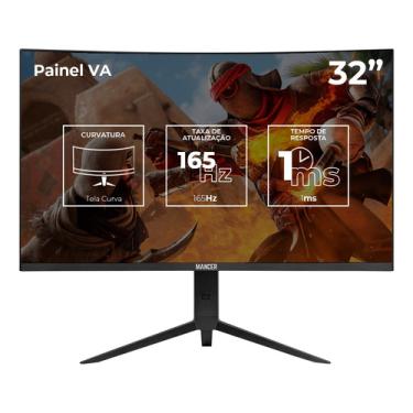 Imagem de Monitor Gamer Mancer Valak Uz32 P Curvo Va Fhd 1ms 165hz Fs MCR-VKUZ32-PL01