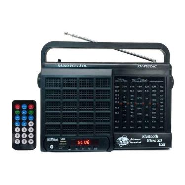 Imagem de Radio Portatil 7 Faixas Am/Fm/Oc 1000W Bluetooth Rmpu32Ac Motobras