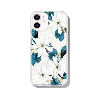 Imagem de Sonix Capa Delilah Flower para iPhone 12/12Pro [testada em queda de 3 metros] Capa protetora branca floral transparente para Apple iPhone 12, iPhone 12 Pro