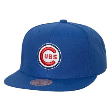 Imagem de Mitchell & Ness Boné ajustável Chicago Cubs Evergreen Snapback - Azul, Azul, Tamanho �nica