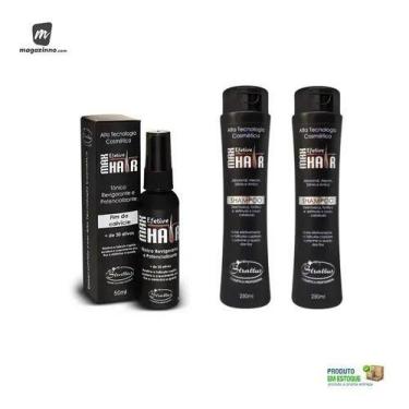 Imagem de Kit 1 Tonico Max Hair Renasce Fios + 2 Shampoo Max Hair - Strattus