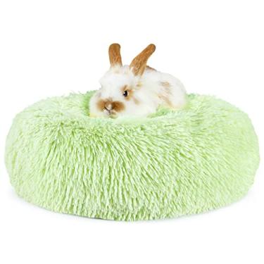 Imagem de BESTLUBE Cama de coelho - camas de animais pequenos para porquinho-da-índia, chinchila, esquilo e esquilo - verde