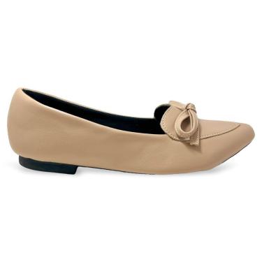 Imagem de Sapatilha Mocassim Feminino Bico Fino Social Casual com Laço
